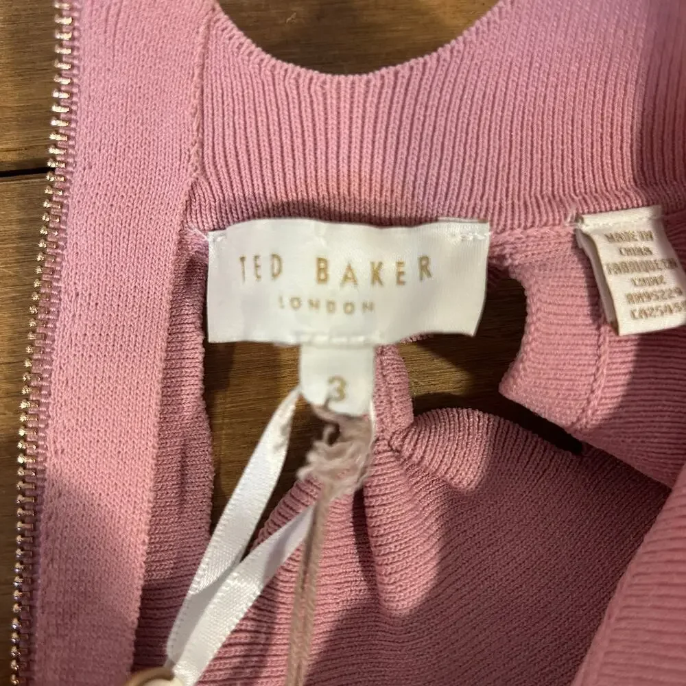 Ted Baker Pink Scalloped Blouse - Picture 6 of 10